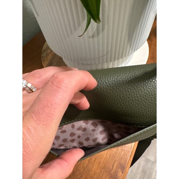 Kedzie Luna Crossbody Bag Shoulder Purse with Removable Strap, Olive Green - Picture 5 of 13